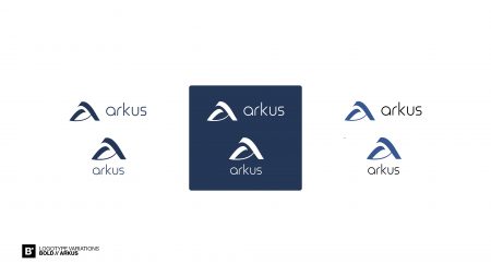 Arkus logotype variations
